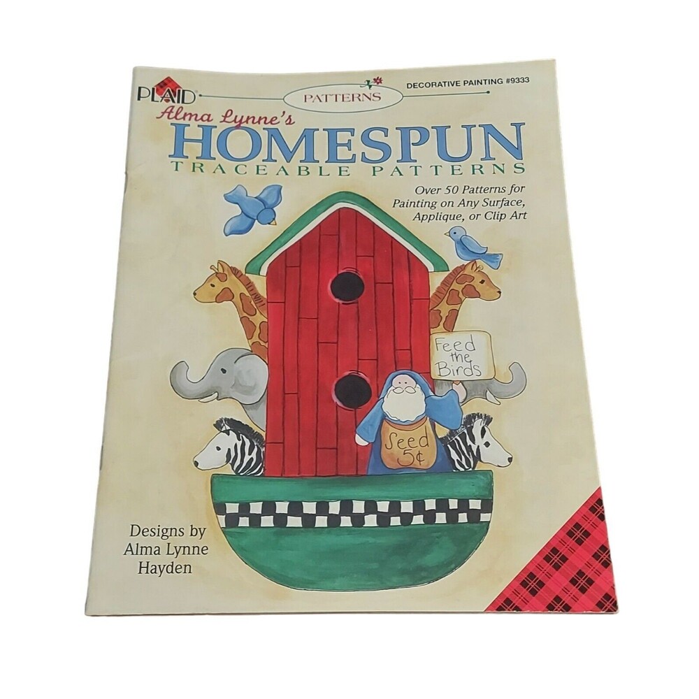 1997 Plaid Alma Lynn's Homespun Traceable Patterns Decorative Painting #9333